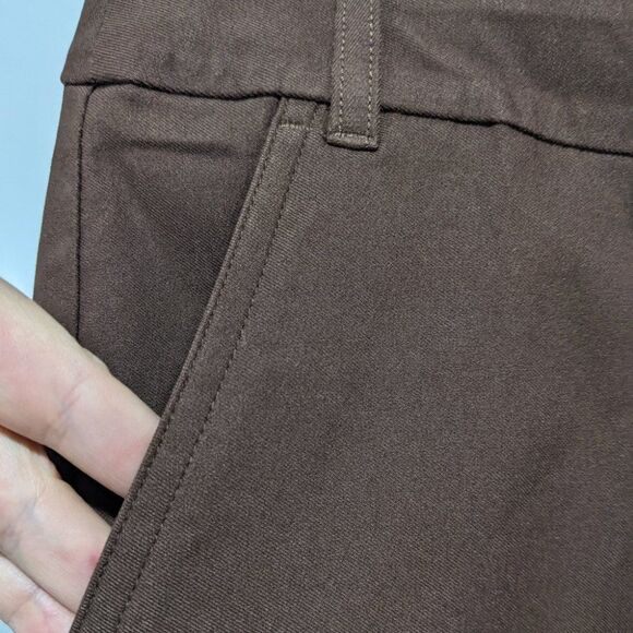 Nwt Addition Elle | Savvy Universal Fit Straight Leg Pant in Brown - Picture 10 of 10